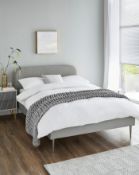 BRAND NEW ARDEN Quilted DOUBLE Bed Frame. PEWTER. RRP £339 EACH. The Arden Quilted Bed is the