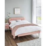 BRAND NEW ARDEN Quilted DOUBLE Bed Frame. BLUSH. RRP £339 EACH. The Arden Quilted Bed is the perfect