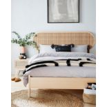 BRAND NEW AULIA Rattan KINGSIZE Bed Frame. NATURAL. RRP £549 EACH. Looking for a statement piece for