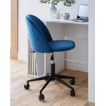NEW & BOXED KLARA Office Chair - NAVY. RRP £129. The Klara Office Chair is a luxurious and elegant