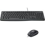 5x BRAND NEW FACTORY SEALED LOGITECH MK120 Wired Keyboard and Mouse Combo for Windows. RRP £24.99