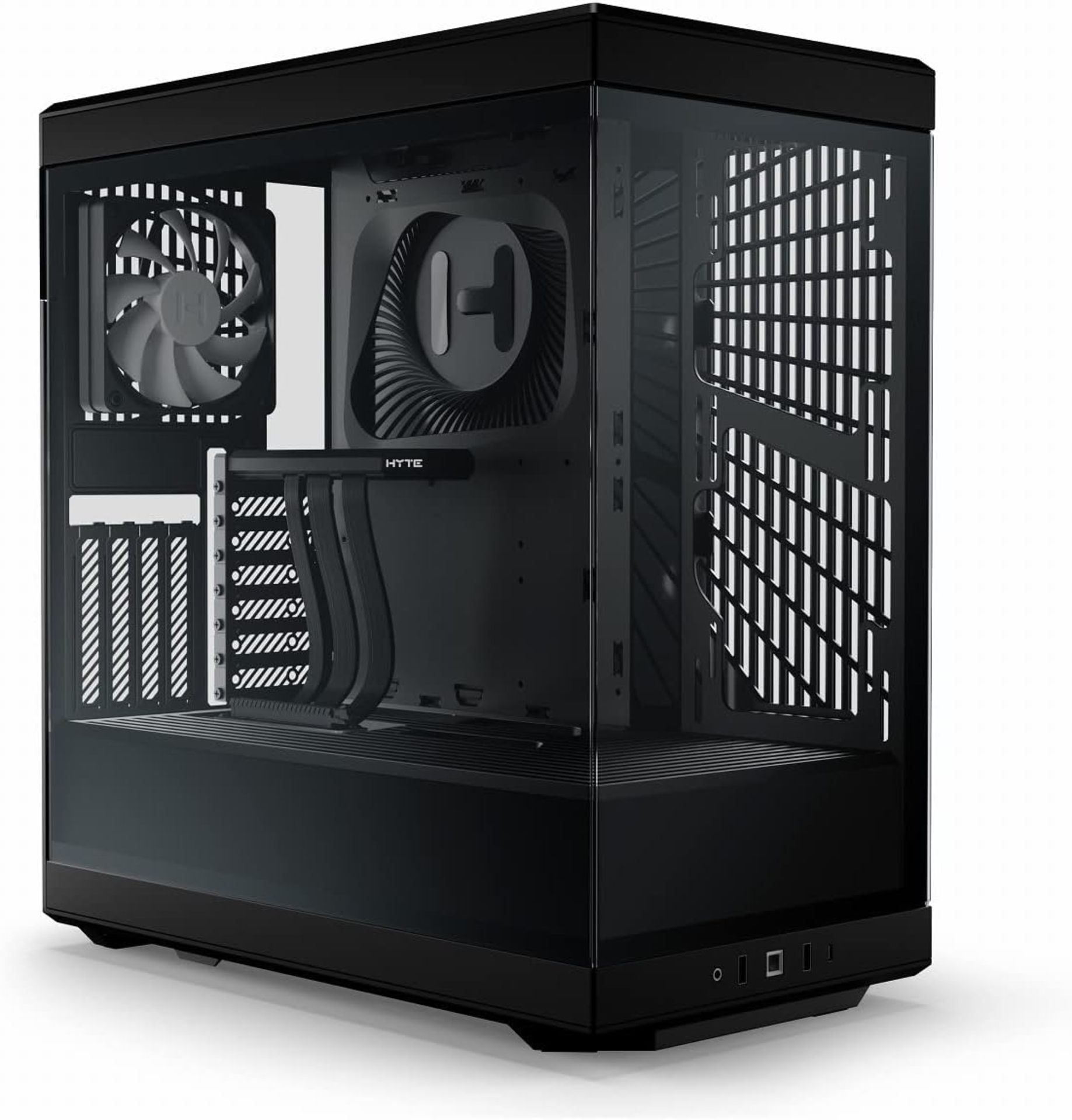 NEW & BOXED HYTE Y40 Mid-Tower ATX Case - Black. RRP £159.98. (R15R). The HYTE Y40 Mid-Tower ATX