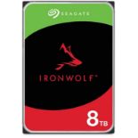 NEW & BOXED SEAGATE IronWolf 8TB NAS Hard Drive. RRP £205.98. Capacity: 8TB, Spin Speed: 7200RPM,