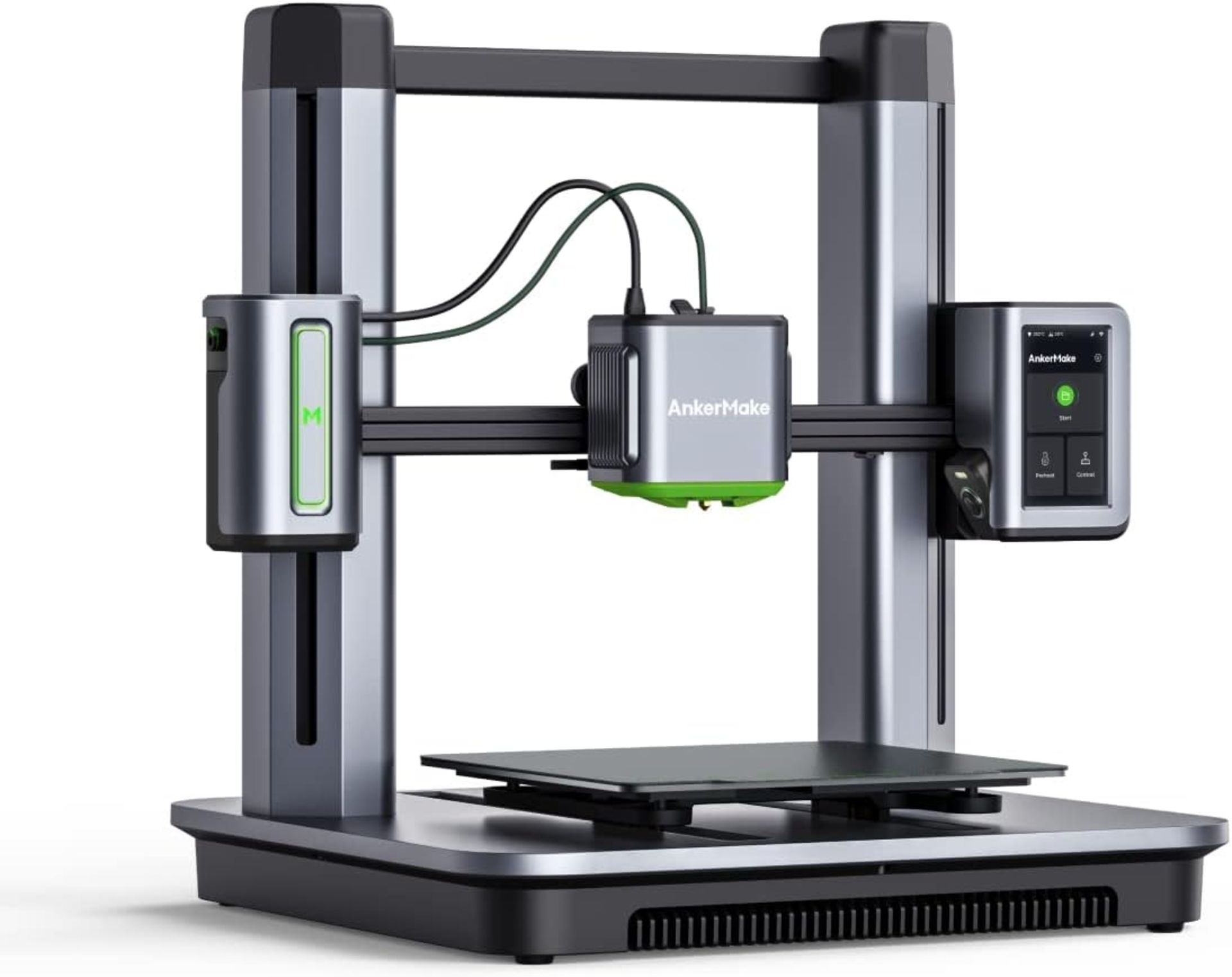 (GRADE A) ANKERMAKE M5 3D Printer. RRP £649. (R8R). Upgraded 500 mm/s Speed: PowerBoost 2.0 achieves