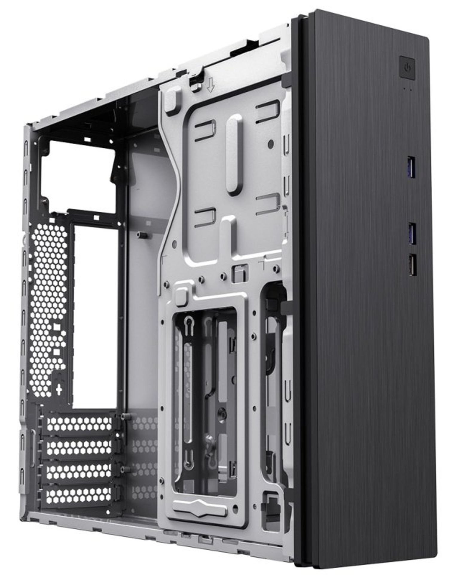 3x NEW & BOXED CIT S506 Micro ATX Desktop Case - BLACK. RRP £44.99 EACH. (PCK). The CiT S506 slim - Image 8 of 10