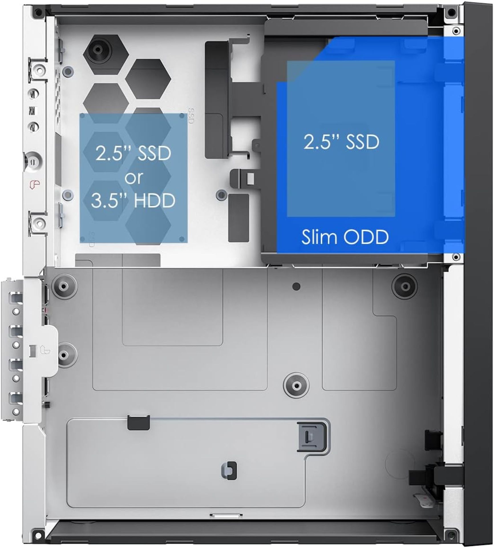 2x NEW & BOXED CIT S8i SFF Micro ATX Desktop Case. RRP £77.99 EACH. (PCK). CiT S8i - A Micro-ATX 8.3 - Bild 6 aus 11