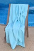 11x NEW & PACKAGED SLEEPDOWN Quick Dry Beach Towel 90 x 160cm With Carry Pouch - AQUA. RRP £21.99