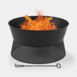 Round Fire Pit with Mesh Base - ER29