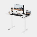 White Standing Desk 120x60cm - ER29