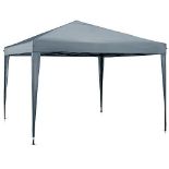 Slate Grey Pop-up Gazebo Set 3 X 3m - ER28