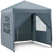 Slate Grey Pop-up Gazebo Set 2 X 2m - ER29