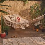 2 Person Boho Fringed Hammock - ER29