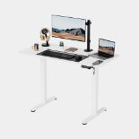 White Standing Desk 120x60cm - ER28
