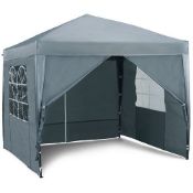 Slate Grey Pop-up Gazebo Set 2.5 X 2.5m- ER30