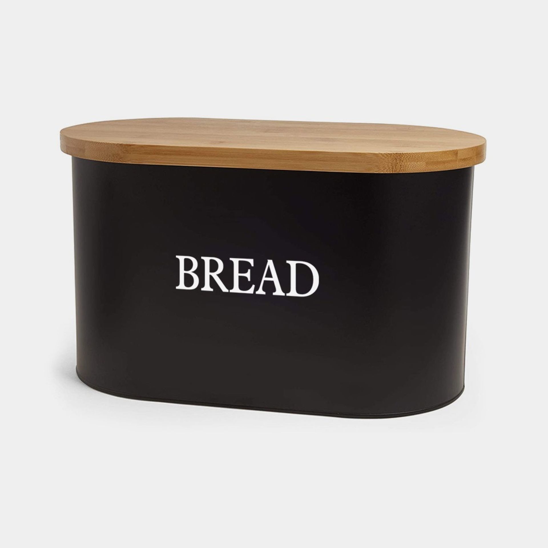Matte Black Bread Bin - ER38