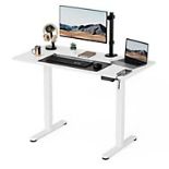 VonHaus Electric Standing Desk, Height Adjustable Sit Stand Desk w/USB-C Charging & Cable