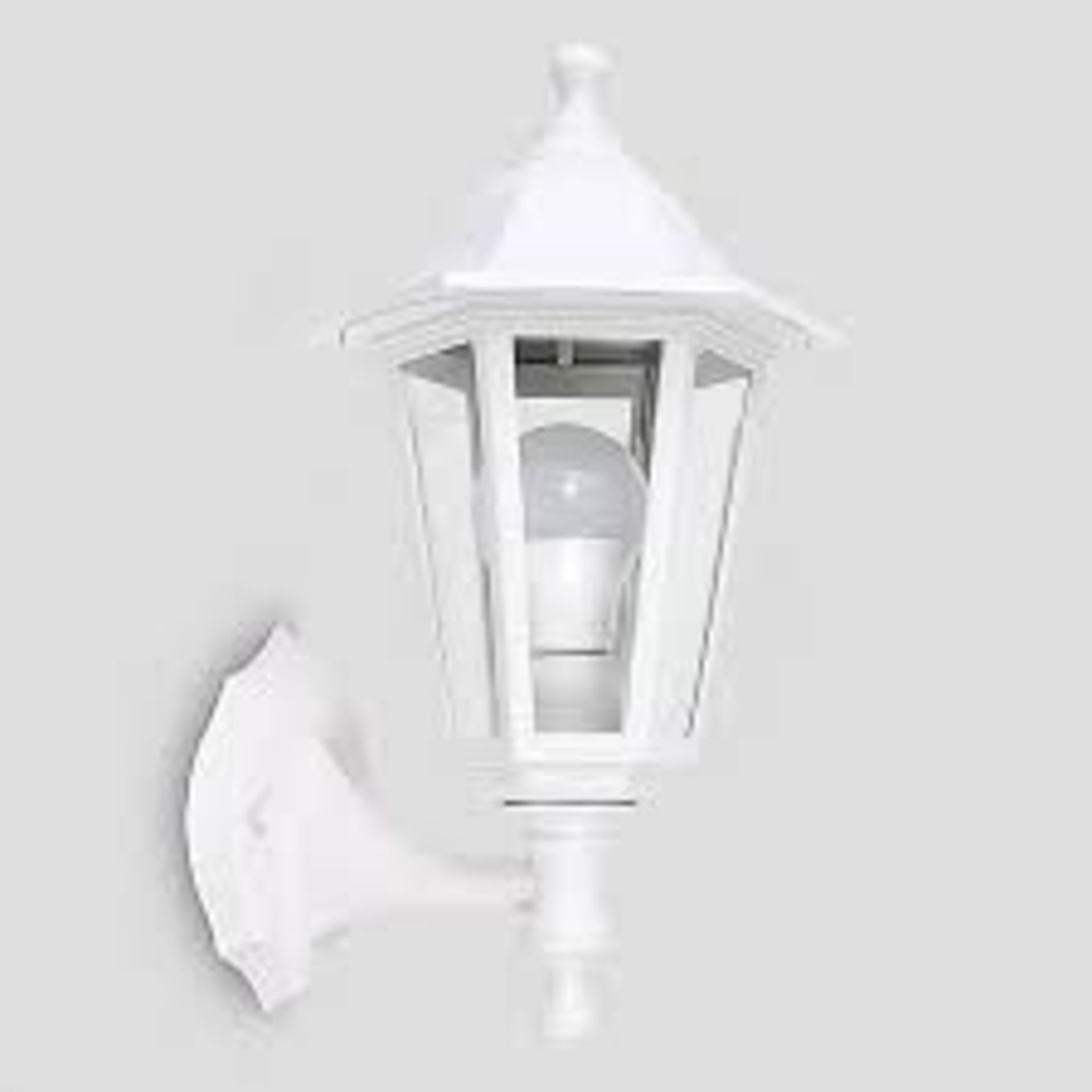 ValueLights Traditional Style White Outdoor Security IP44 Rated. -R14.11