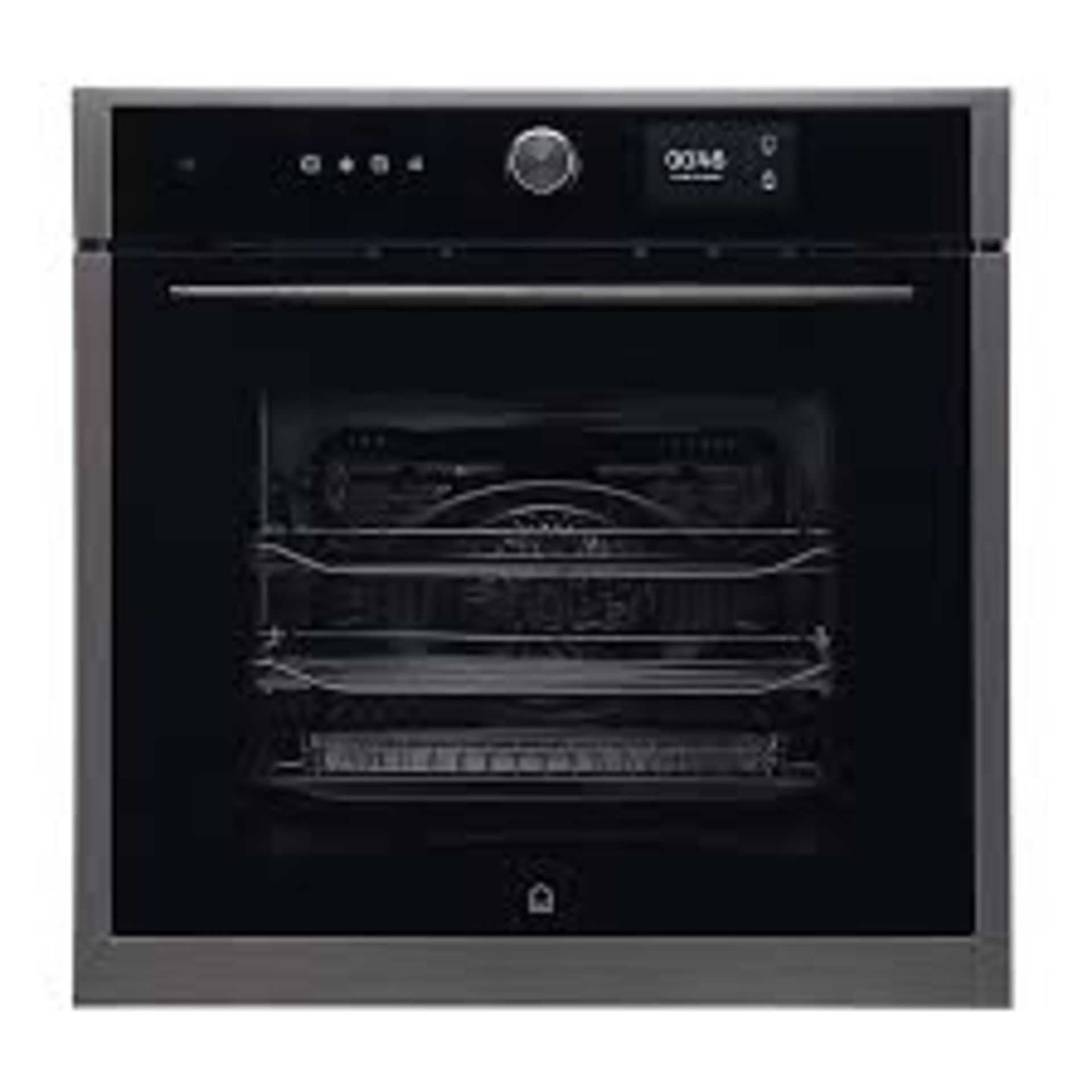 GoodHome GHMF71 Built-in Single Multifunction Oven - Brushed black. - R14.