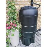 7 x WATER BUTT BLACK 210LTR. - R14Rack. Hardwearing HDPE construction. Ideal for conserving water by