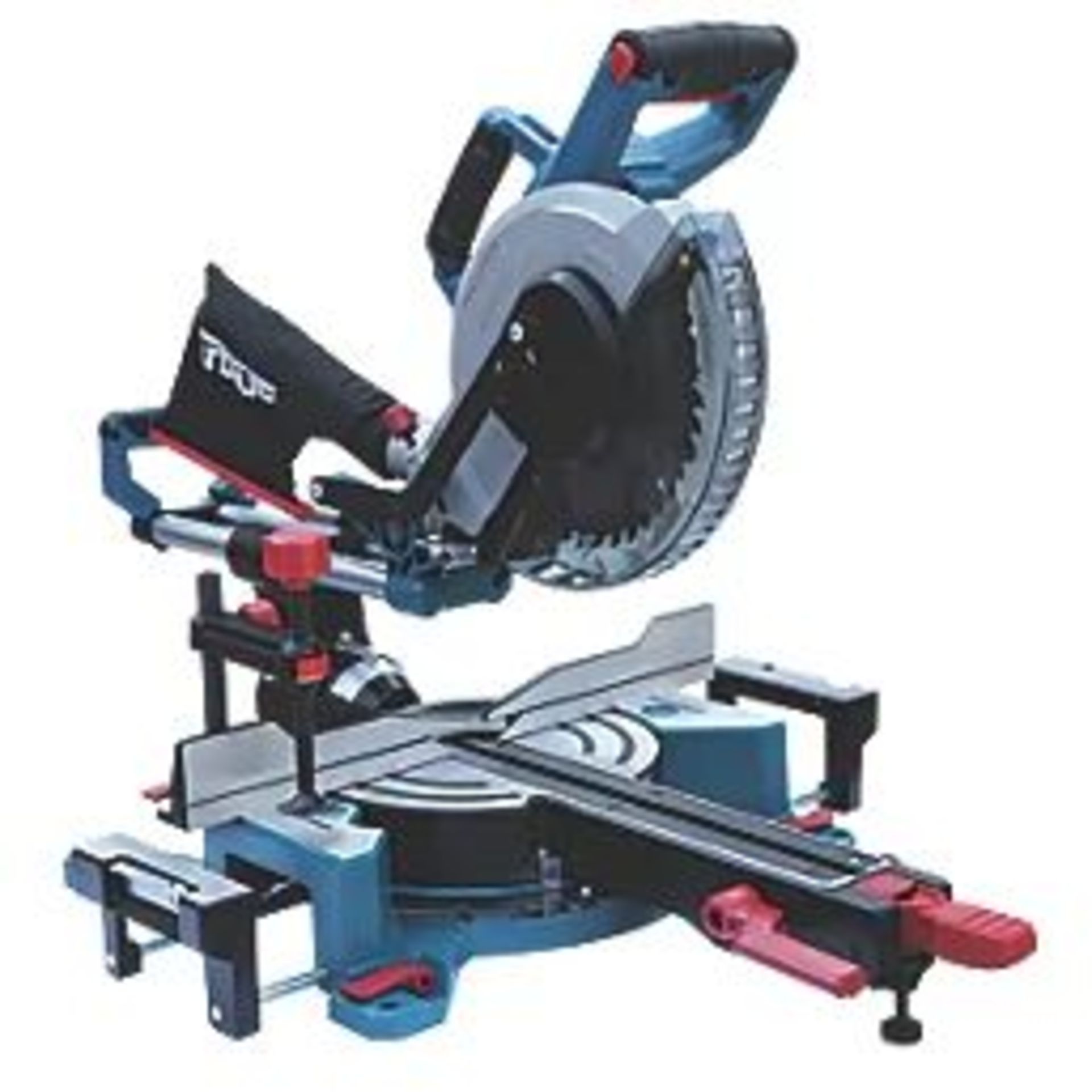 ERBAUER EMIS216S 216MM ELECTRIC DOUBLE-BEVEL SLIDING MITRE SAW 220-240V . - R14.9. Side-mounted