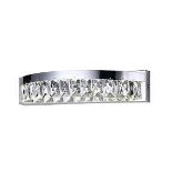 Harper Living single LED wall light polished chrome finish with crystals. - R14.7.