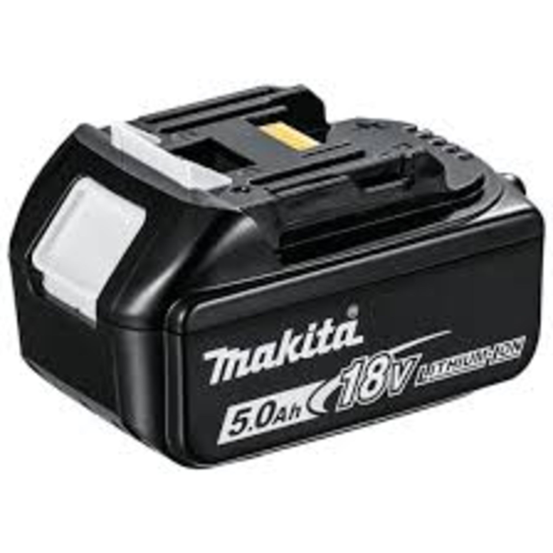 2 x Makita BL1850 18v LXT 5.0Ah Li-Ion Battery. - R13a.10. In a Carry Case.