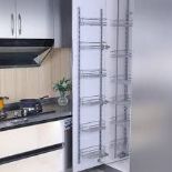 Tall Tandem Metal Pull Out Pantry 6 Shelves. - R14.6. e Pull Out Pantry is a sleek and efficient