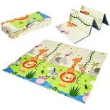 Costway Extra Large Foam Waterproof Play Mat With Carrying Bag. - R13a.3.