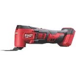 MILWAUKEE M18 BMT-0 18V LI-ION CORDLESS MULTI-TOOL. - R13a.10. Suitable for metal, wood and plastic.