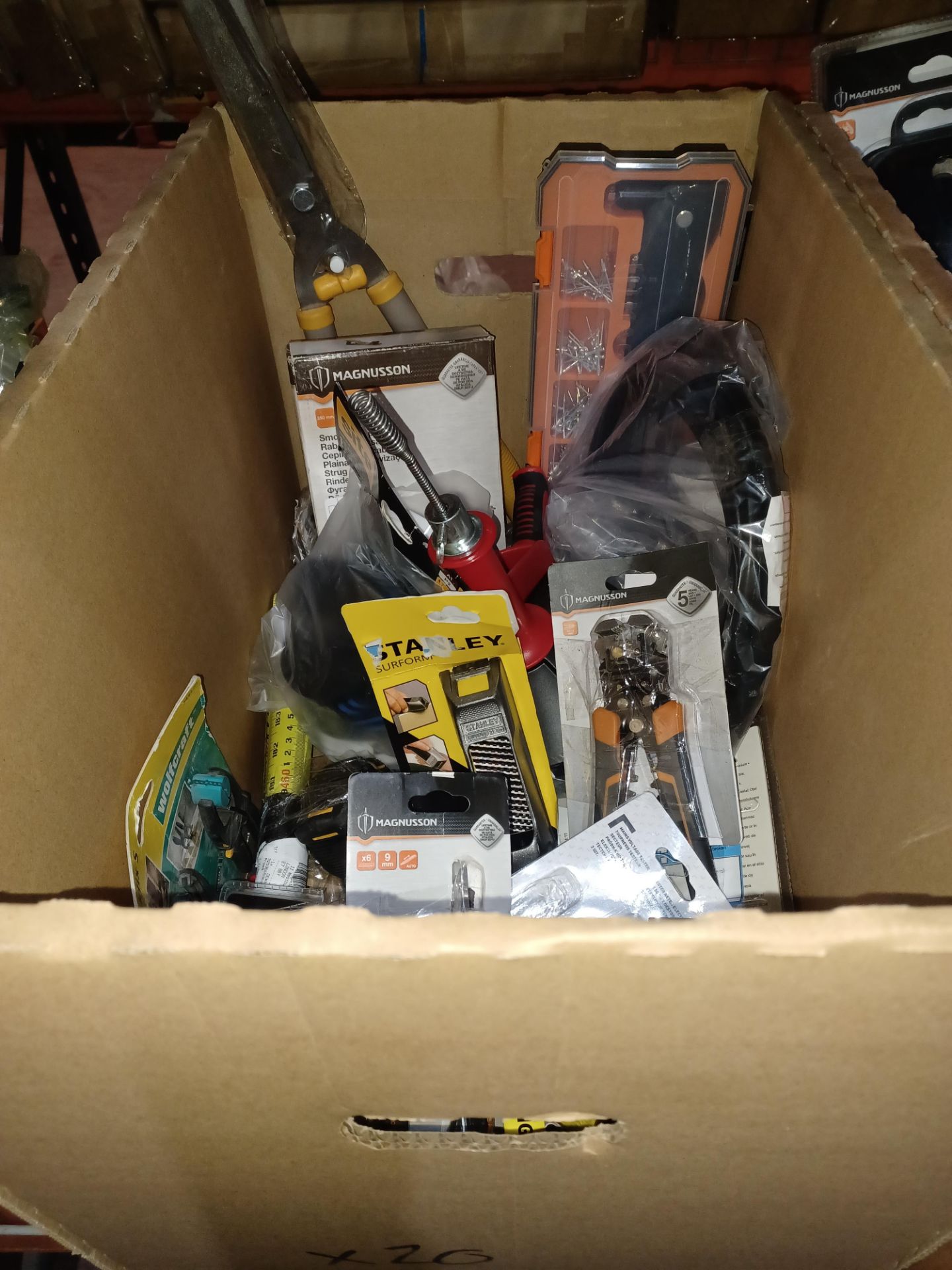 20 x Mixed Lot to include Magnusson Tools, Shears, Piveter Nail Gun and much more. - R13a.10