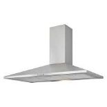 Cooke & Lewis CHS90 Stainless steel Chimney Cooker hood (W)90cm - Inox. - R14.15.