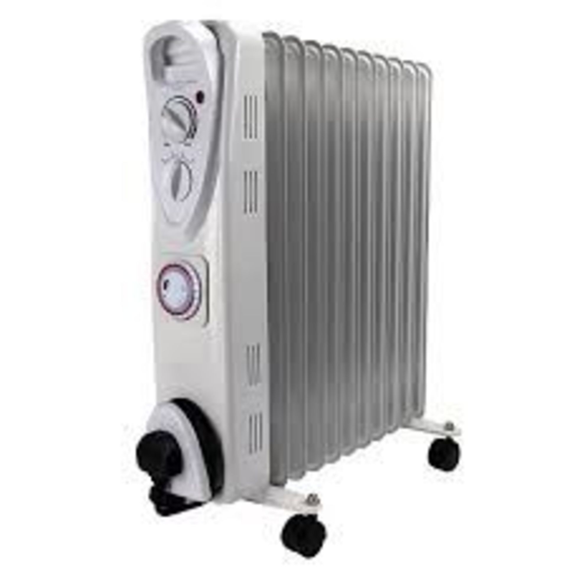 OIL Filled Radiator Heater with 24 hour TIMER - Electric 11 Fin 2.5KW. -R14.17.