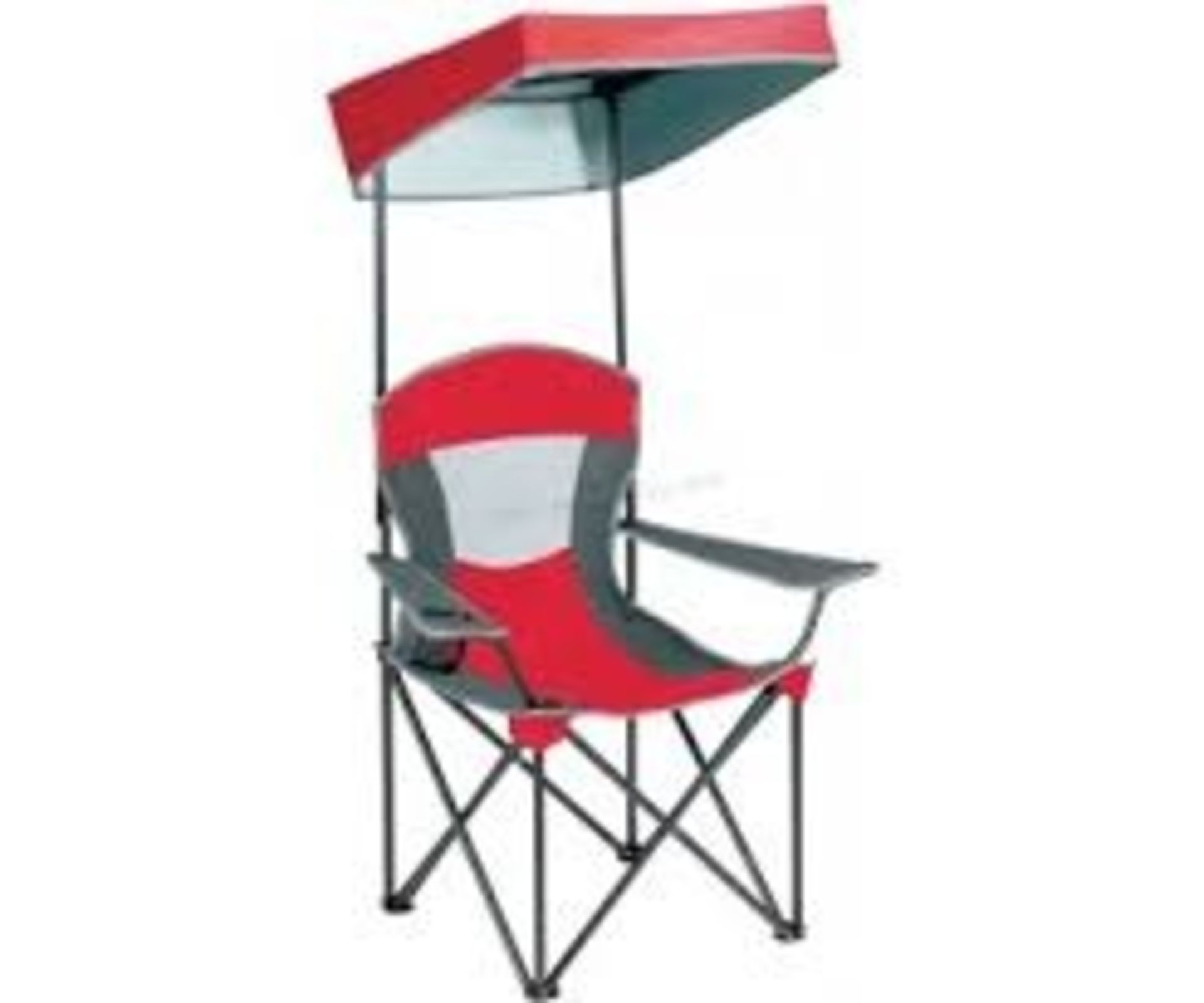 Portable Folding Camping Canopy Chair with Cup Holder Cooler - ER54