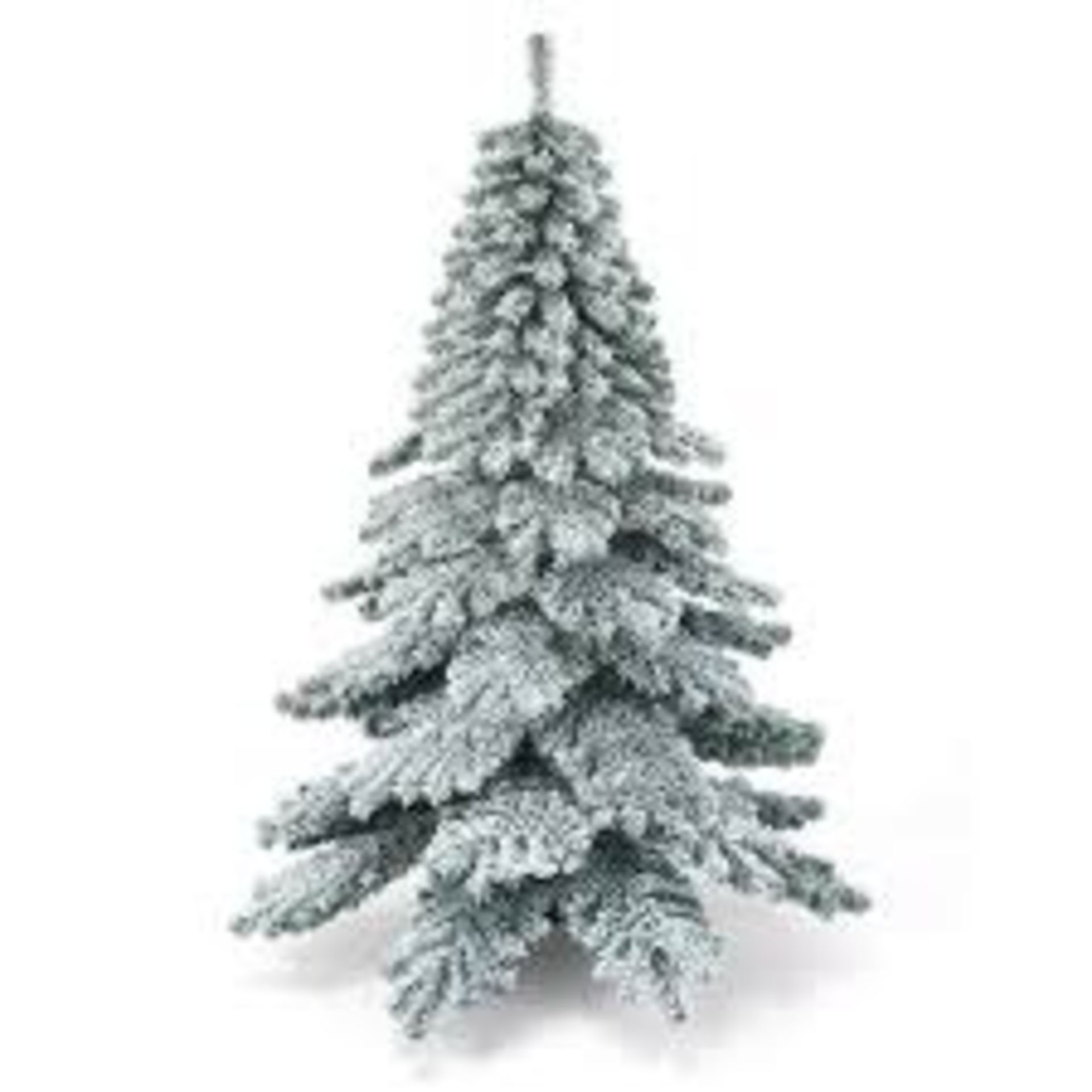 6 ft. Fir Snow Flocked Artificial Christmas Tree with 657 tips - ER54