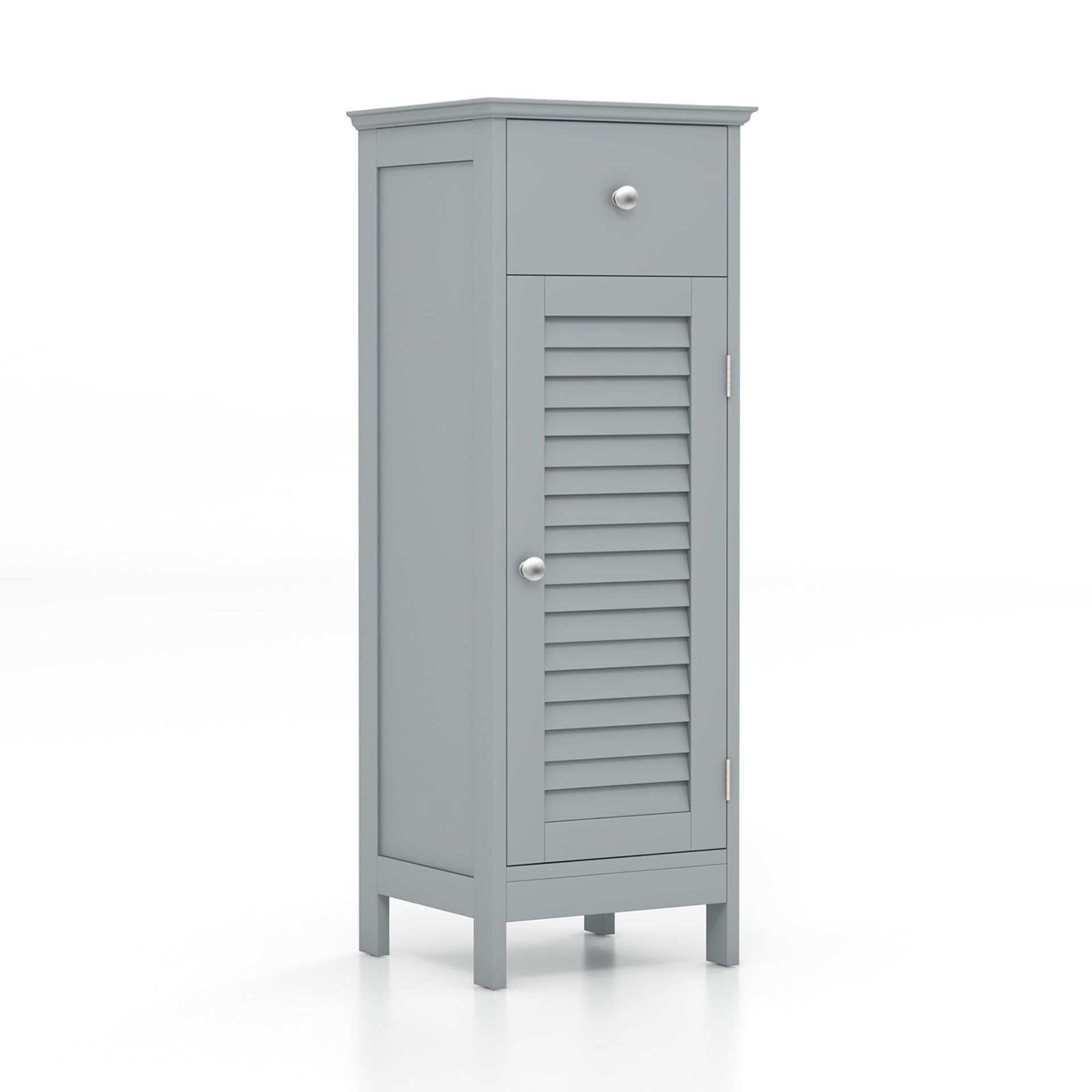 Freestanding Storage Organizer Unit with Adjustable Shelf - ER53
