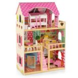 Wooden DIY Pretend Dream House for Children Over 3 Years Old - ER54