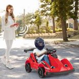 Kids 6V Electric Go Kart Powered Ride on Car with Remote Control and Music - ER53
