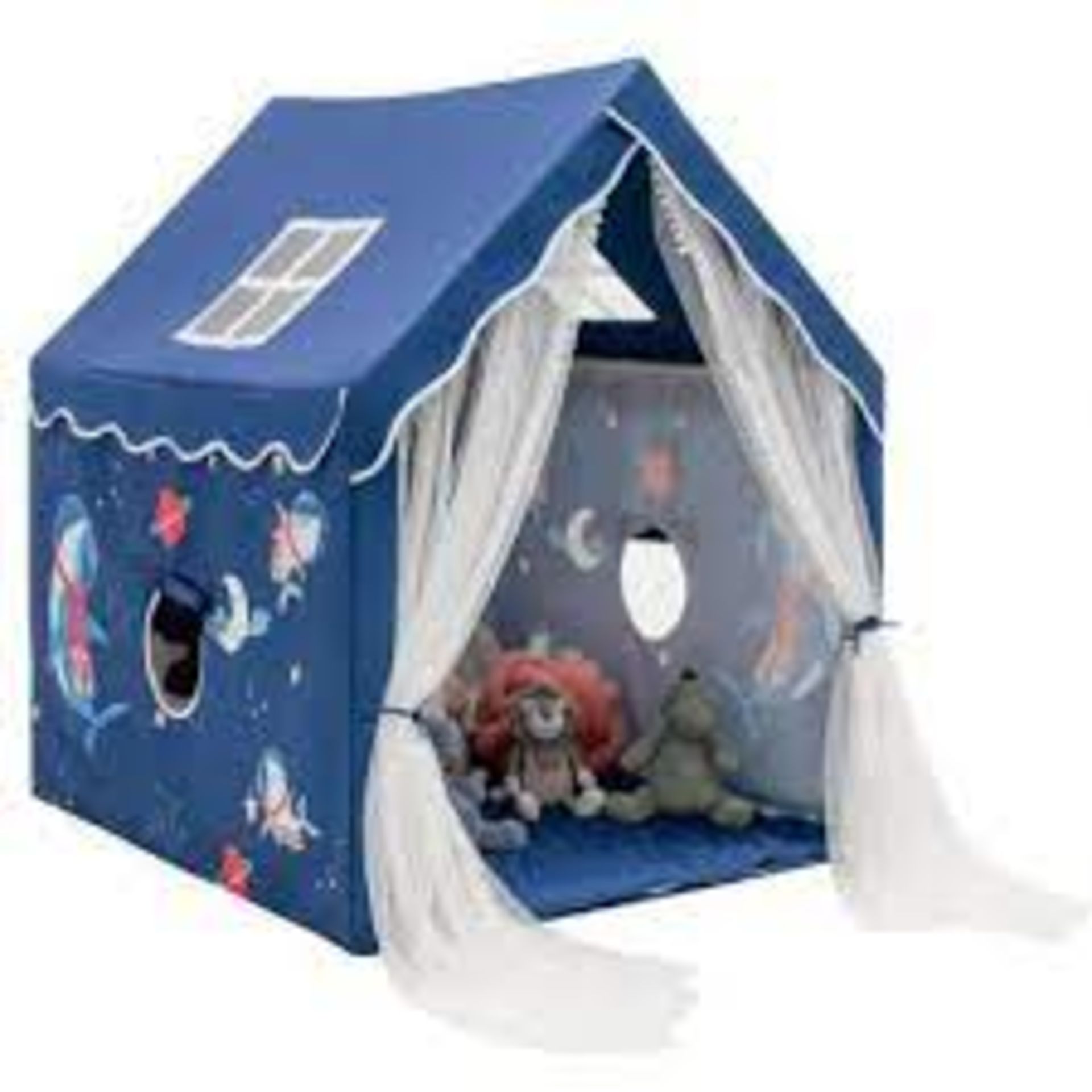 Large Kids Play House Children Indoor Playhouse Castle Fairy Tent Removable Mat - ER54