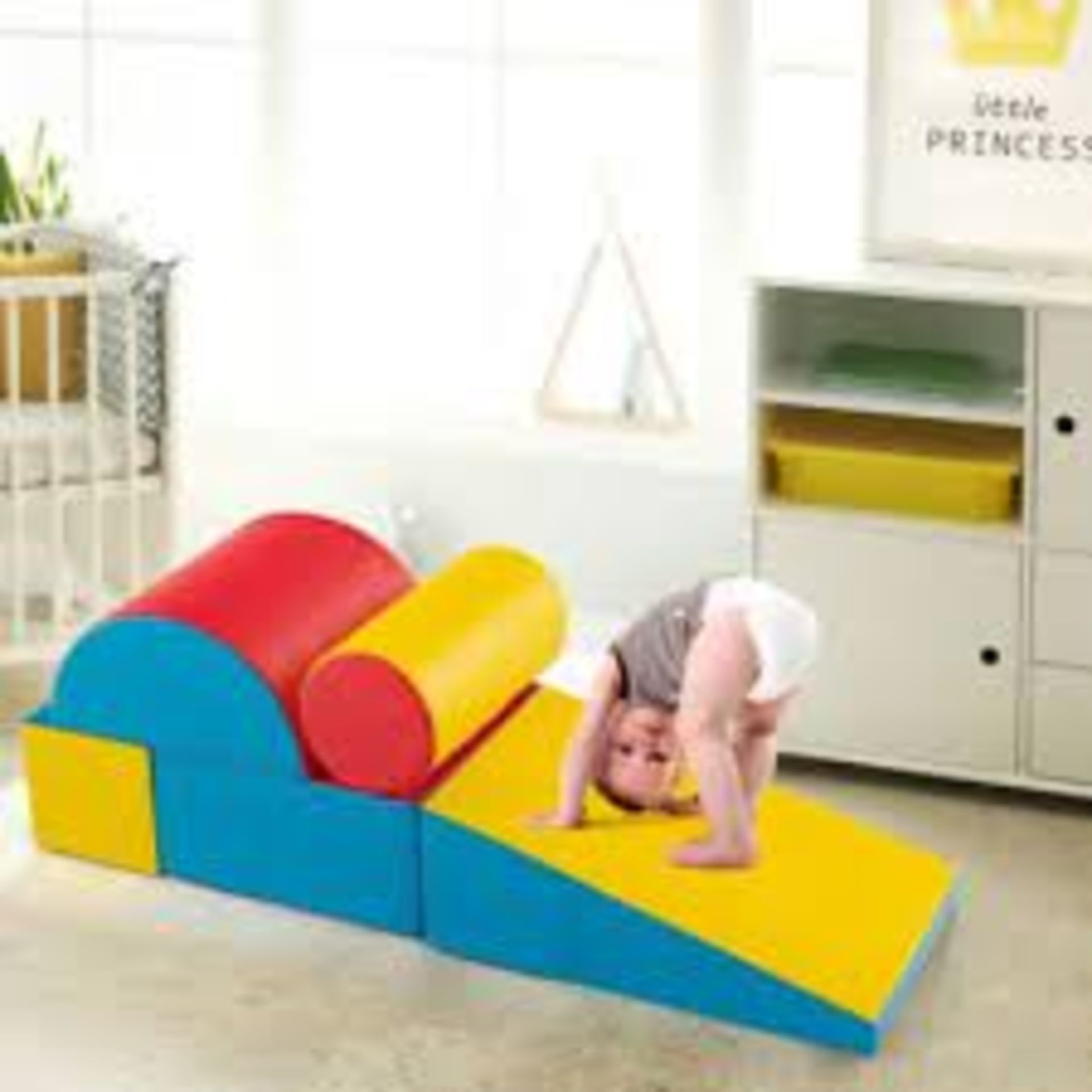 5PCS Toddler Climb Crawl Playset Kids Large Soft Play Foam Blocks - ER53