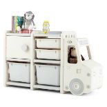 Kids Storage Units with 2 Plastic Bins and 2 Drawers - ER54