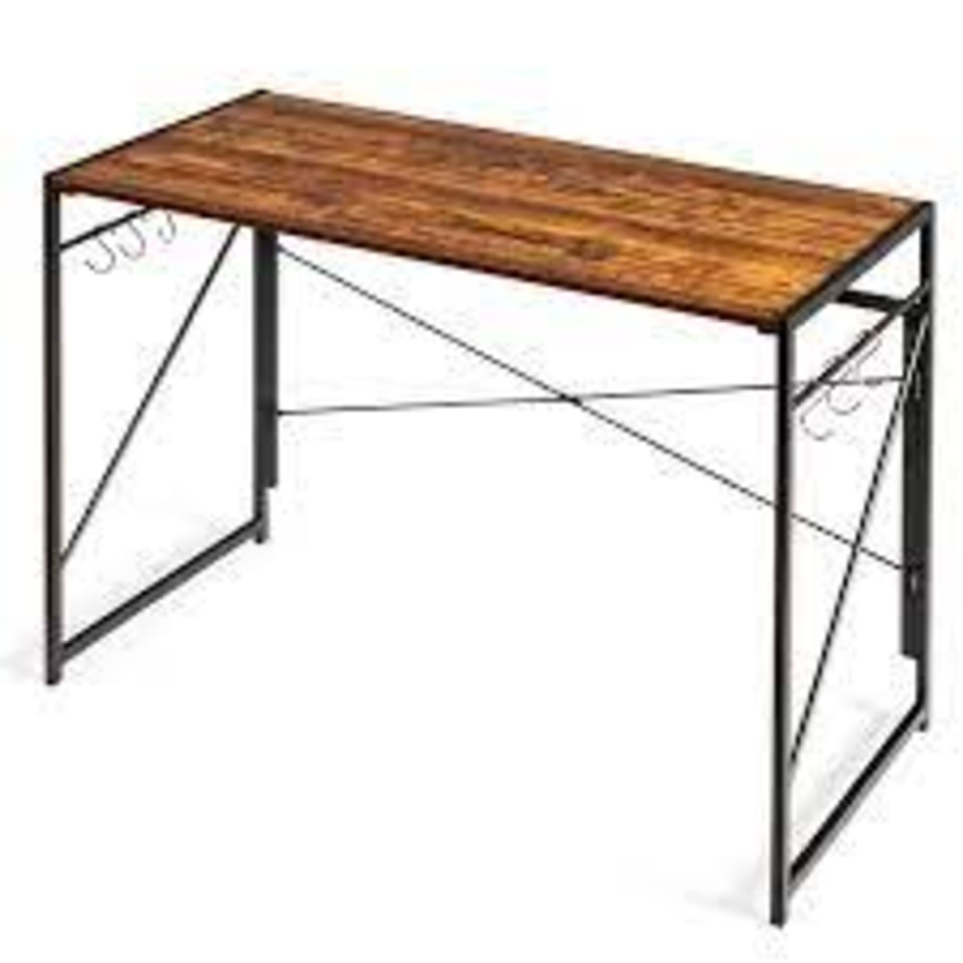 19.5-in Rustic Brown Modern/Contemporary Computer Desk - ER54