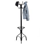 190cm Hat Coat Scarf Stand Hanger Metal Coat Tree Rack - ER53