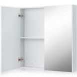 Bathroom Storage Cabinet with Double Mirror Doors - ER53