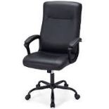Home Office Computer Chair Swivel Rocking Executive Desk Chair with Arms - ER53