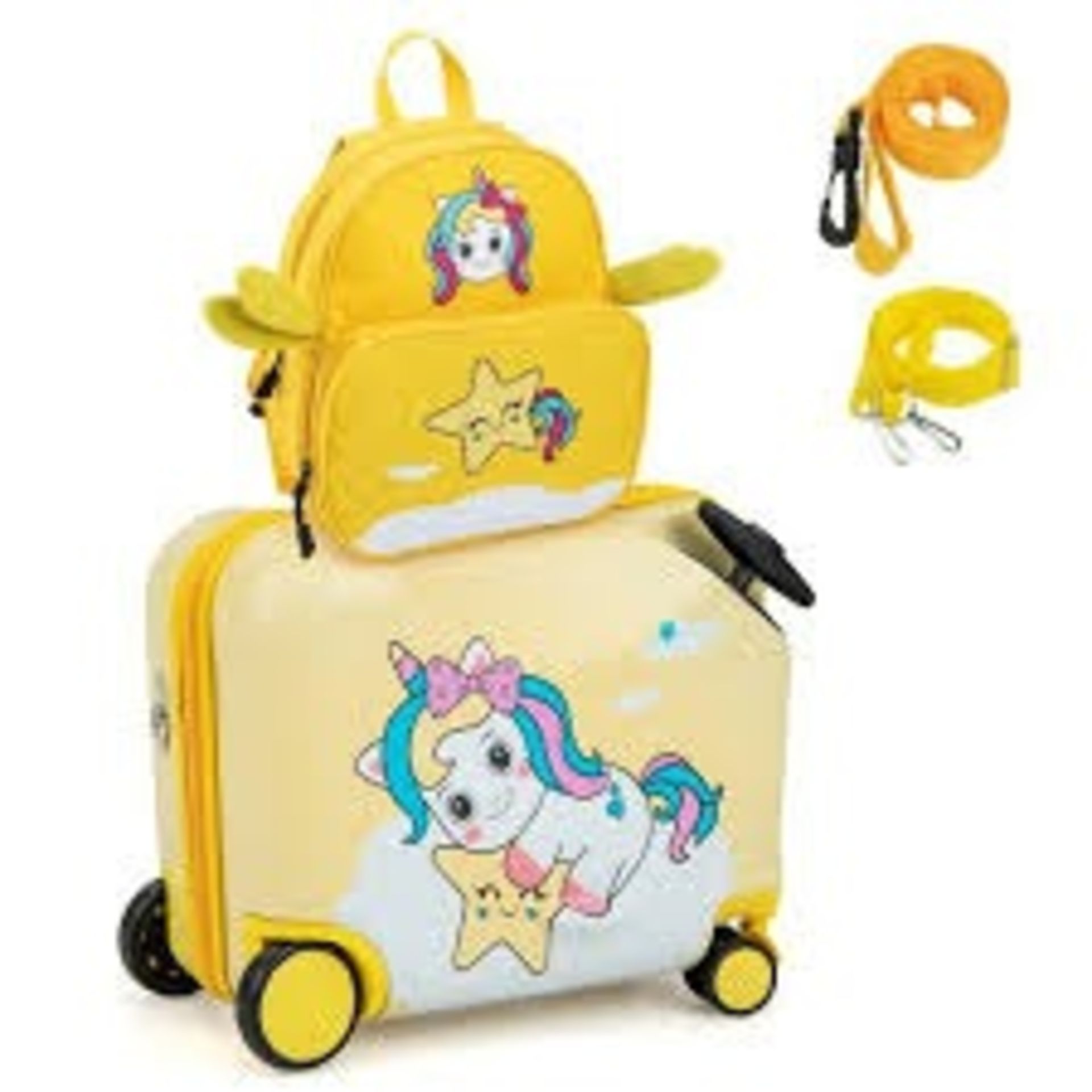 Kids Ride on suitcase + Backpack - ER54