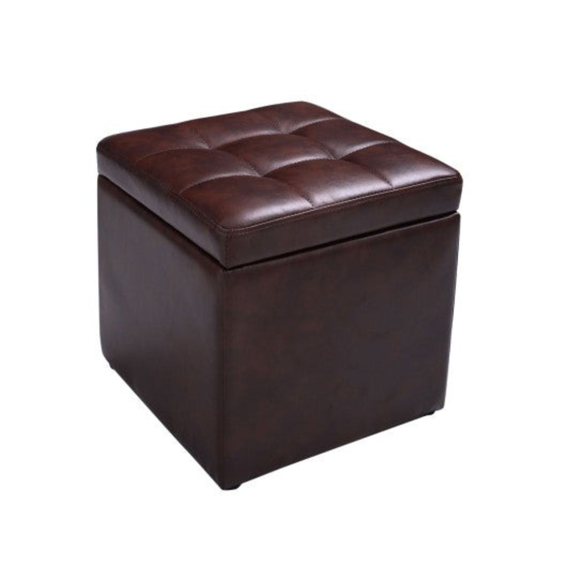 Ottoman Pouffe Storage Box Lounge Seat Footstools -ER54