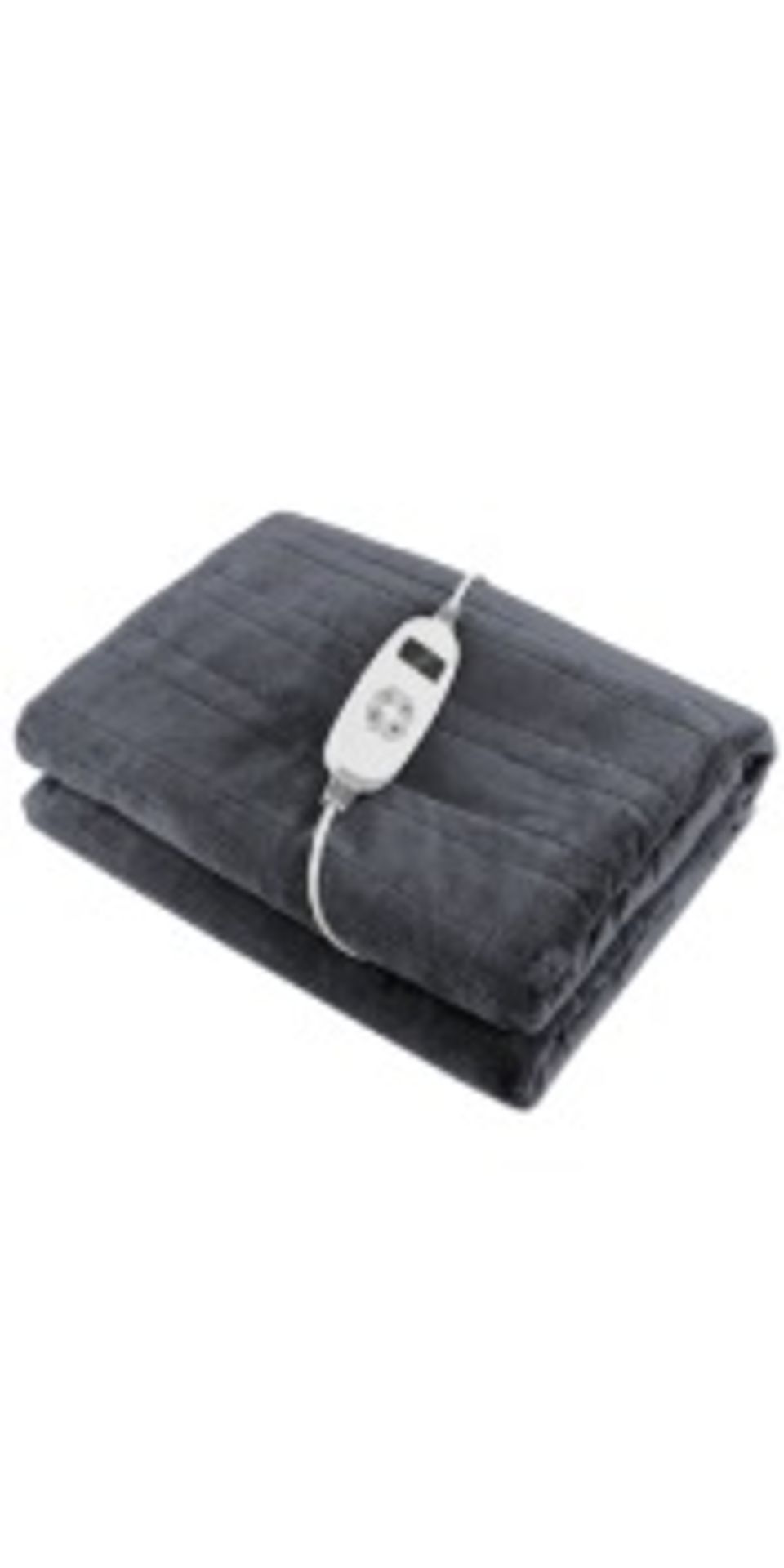 COSTWAY Electric Heated Throw Blanket, Extra Large Electric Over Blanket with 10 Heat Settings -