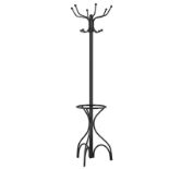 Metal Coat Rack, 12 Hooks Freestanding Clothes Hat Hanger Stand - ER53