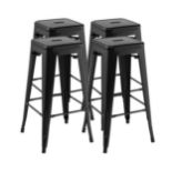 Metal Stools with Square Seat and Handling Hole for Kitchen - ER54