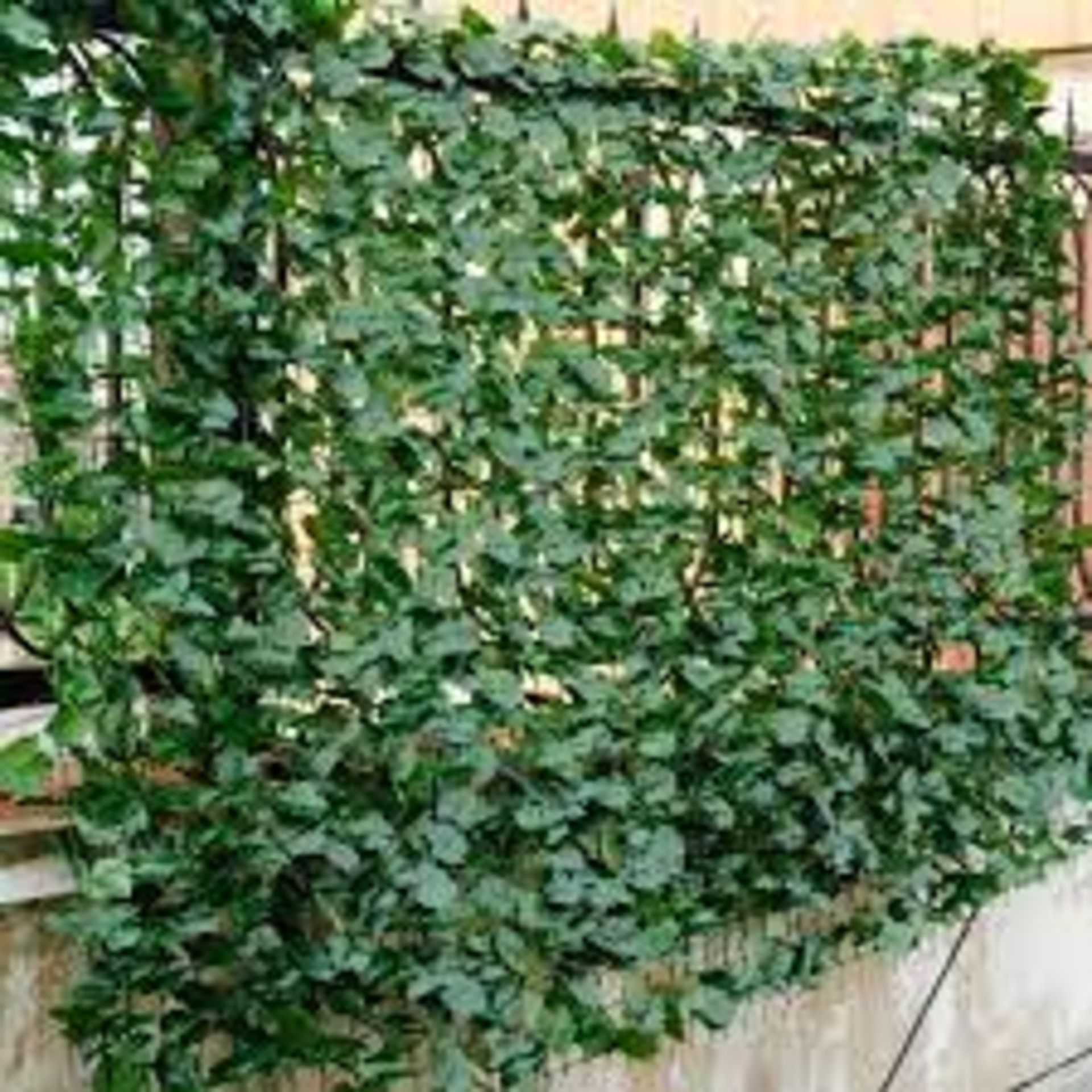 59 x 118 inch Faux Ivy Leaf Artificial Hedge Fence Screen - ER54